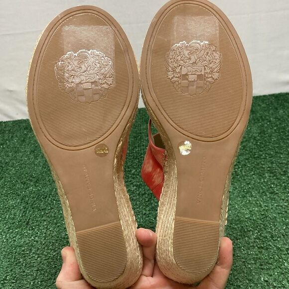 Vince Camuto Lavanda Red Sandal Wedges women’s size 10 (OKPM-07-066) - Picture 4 of 9